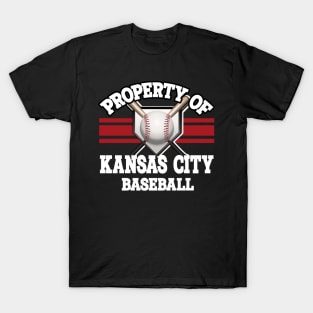 Proud Name Kansas City Graphic Property Vintage Baseball T-Shirt